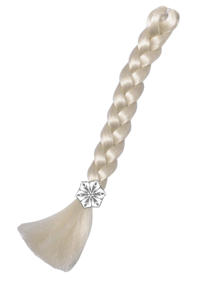 Queen Elsa Girls Disney Frozen Blonde Braid And Bag Costume Accessory Set - Braid Image