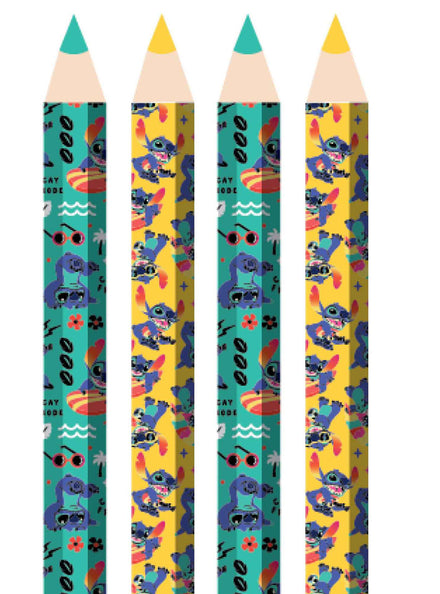 Stitch Coloured Pencils 6 Pack - Main Image