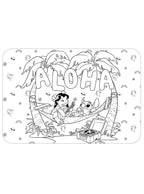 Lilo and Stitch Colouring In Placemats 8 Pack - Main Image
