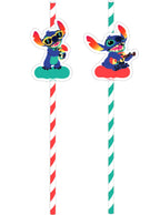 Stitch Paper Straws 8 Pack - Main Image