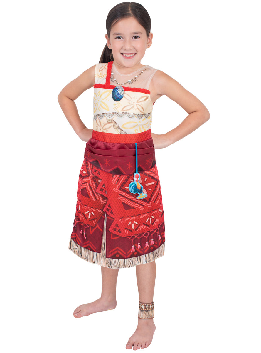 Girls Deluxe Disney Moana 2 Costume - Main Image