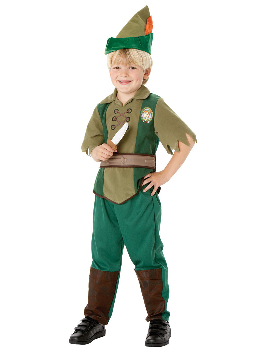 Boys Deluxe Peter Pan Disney Costume - Main Image