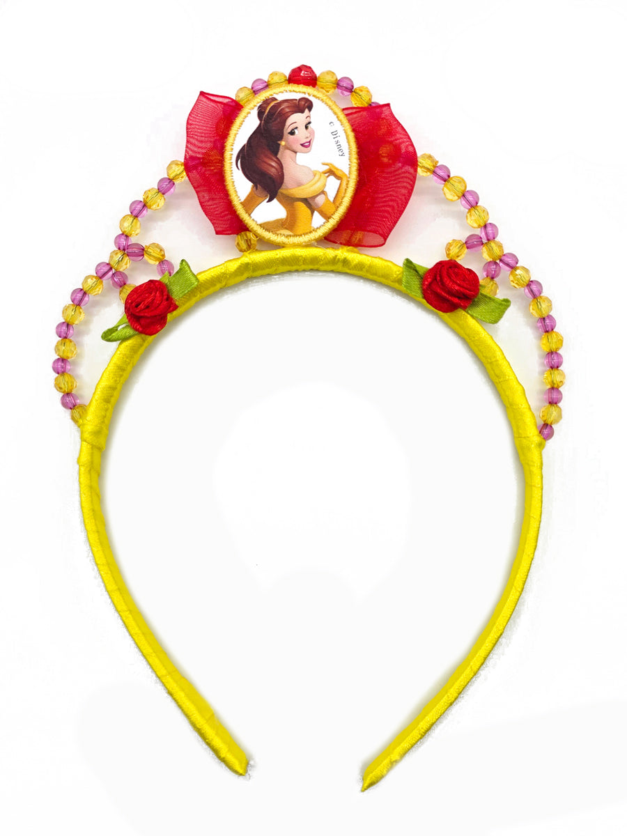 Belle Girls Disney Princess Beaded Costume Tiara - Main Image