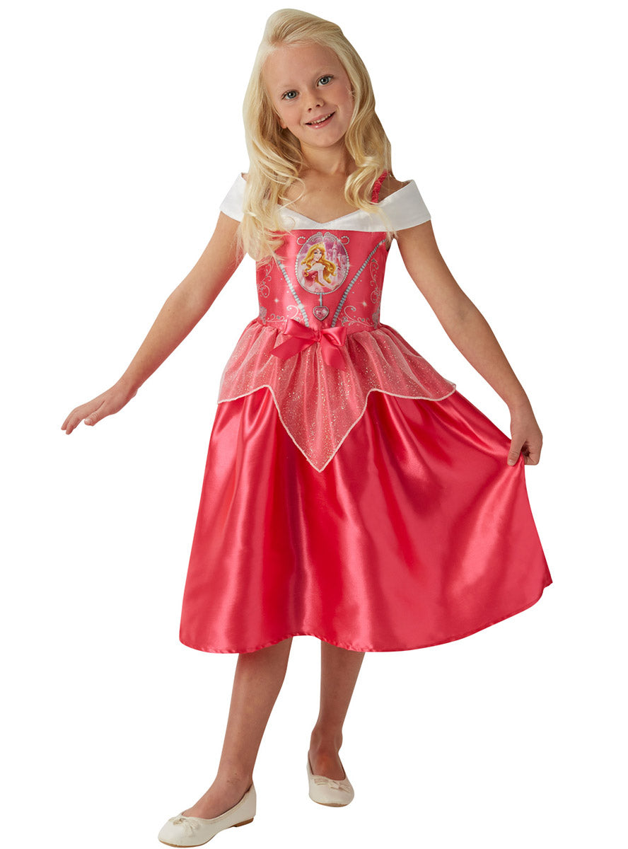 Disney Sleeping Beauty Girls Princess Aurora Costume - Main Image