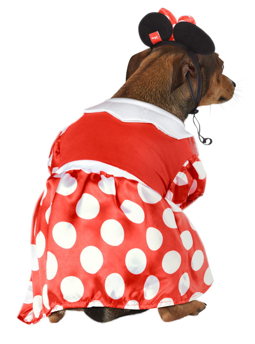 Disney Minnie Mouse Pet Dog Dress Up Costume - Back Image