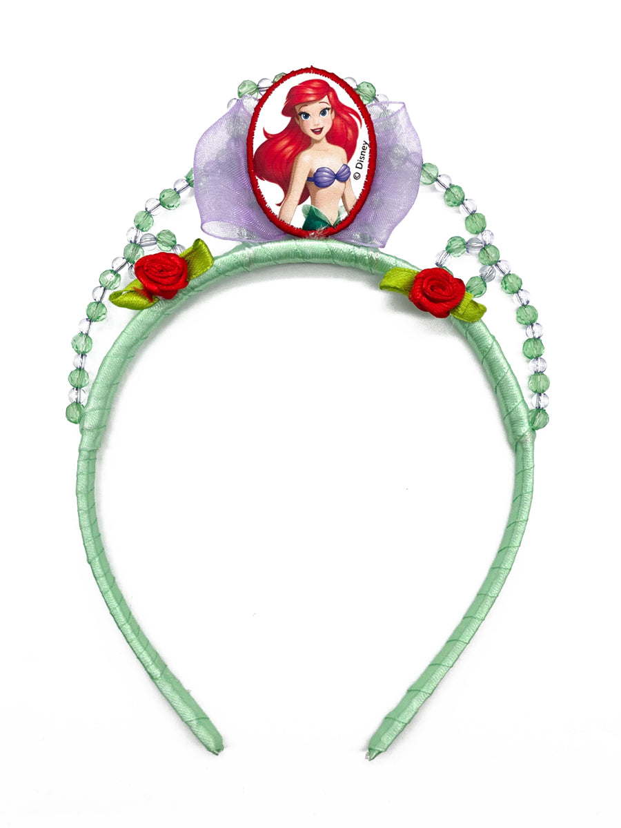 Ariel Girls Disney Princess Beaded Costume Tiara - Main Image