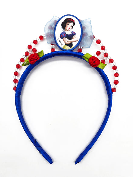 Snow White Girls Disney Princess Beaded Costume Tiara - Main Image