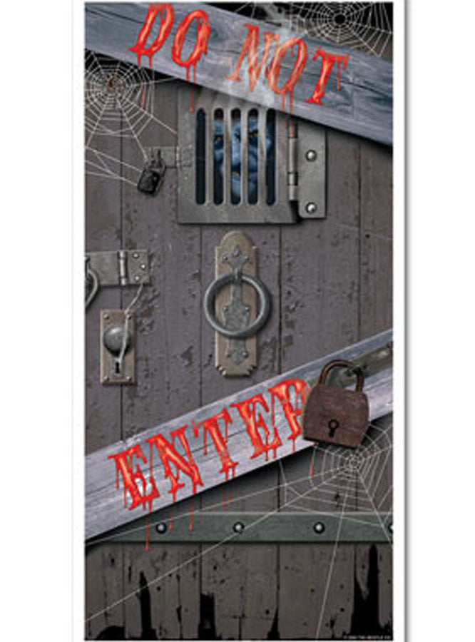 Halloween Do Not Enter Door Cover - Main Image