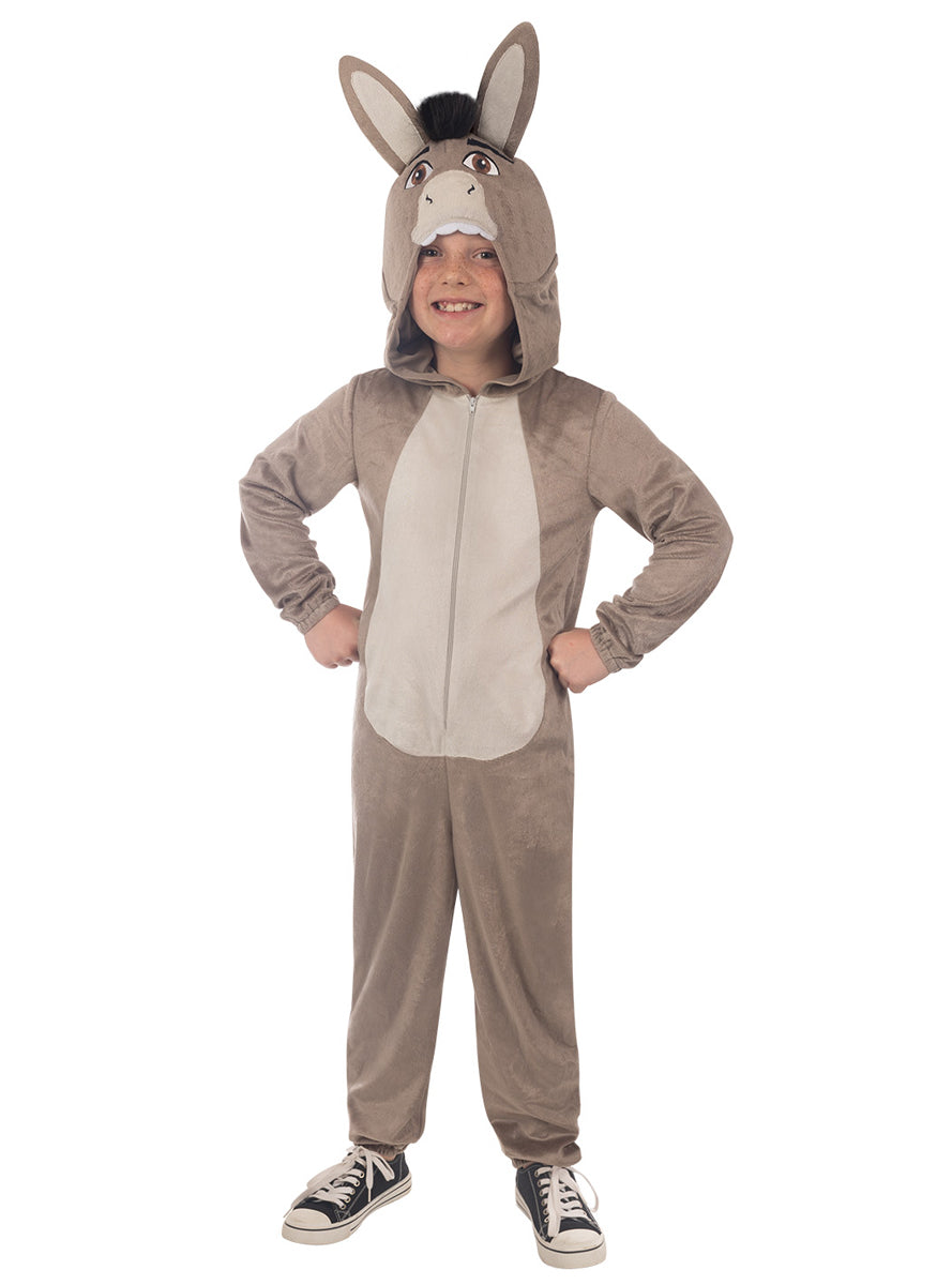 Donkey Kids Shrek Character Costume Onesie - Boys Image