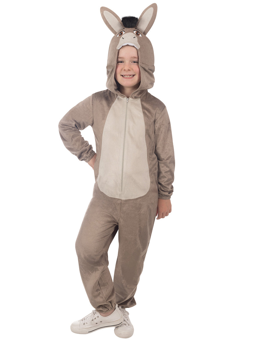 Donkey Kids Shrek Character Costume Onesie - Girls Image