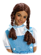 Dorothy Girls Brown Plaited Wizard of Oz Costume Wig - Main Image