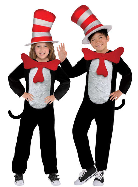 Cat in the Hat Kids Costume - Main Image