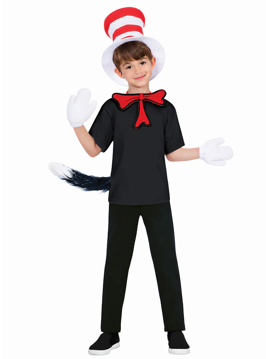 Dr Suess Licensed Kids Cat In The Hat Costume Accessory Kit - Main Image