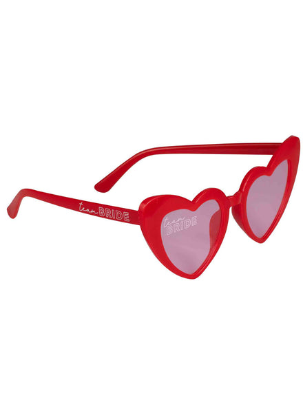 Drunk in Love Red Team Bride Hens Night Sunglasses – Main Image