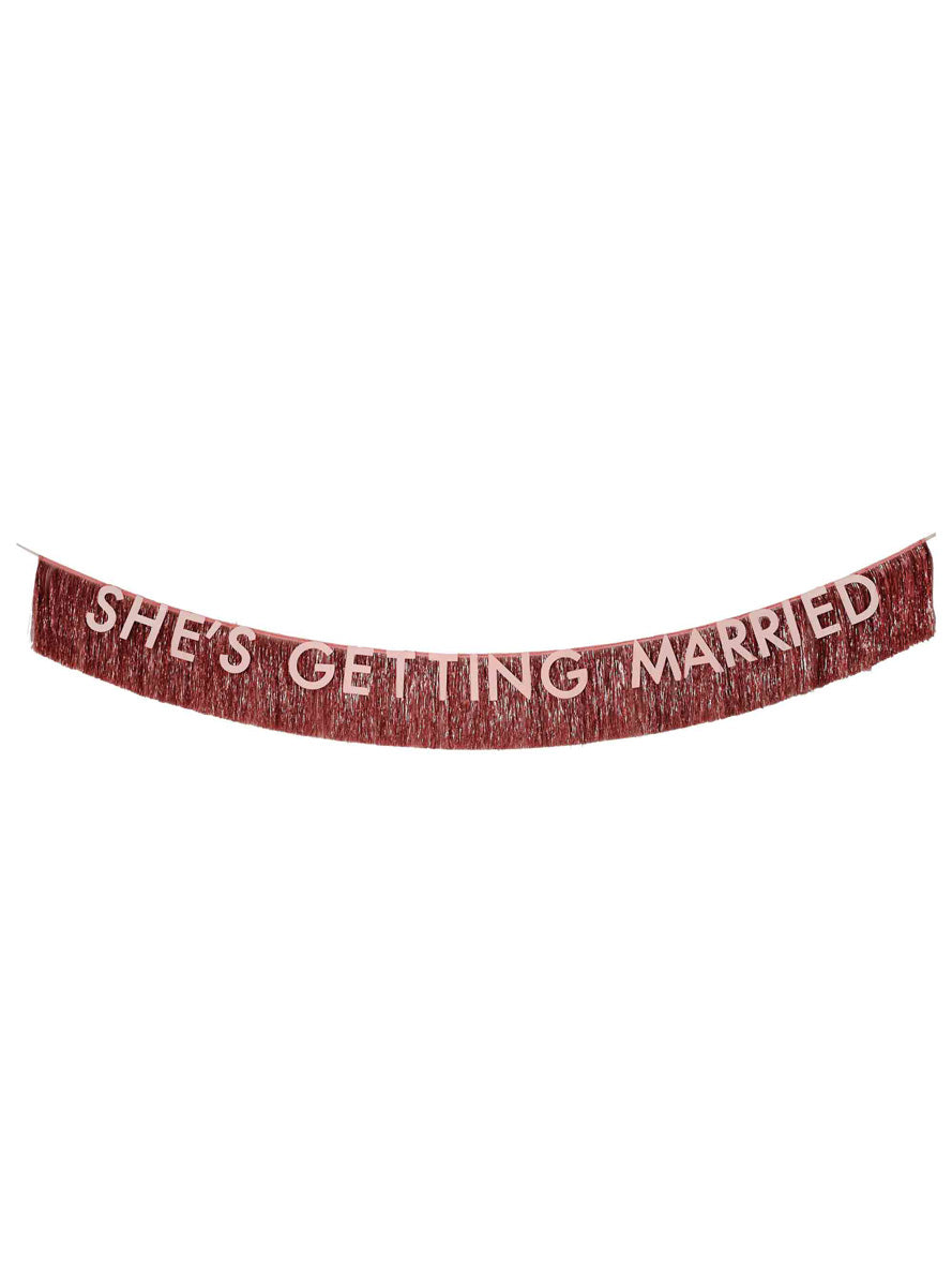 Drunk in Love Shes Getting Married Bridal Shower 180cm Bunting – Main Image