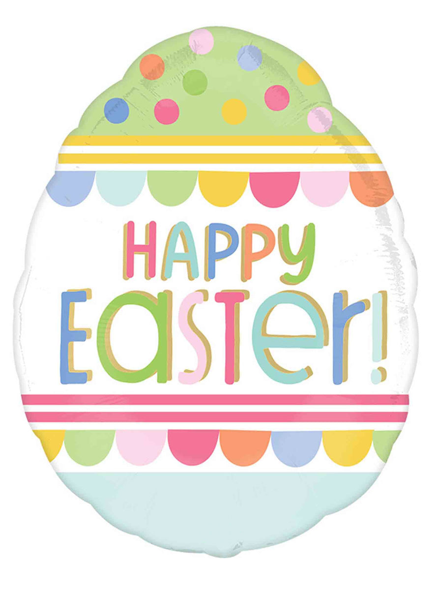 Easter Egg Hunt 63cm Supershape Foil Balloon - Main Image