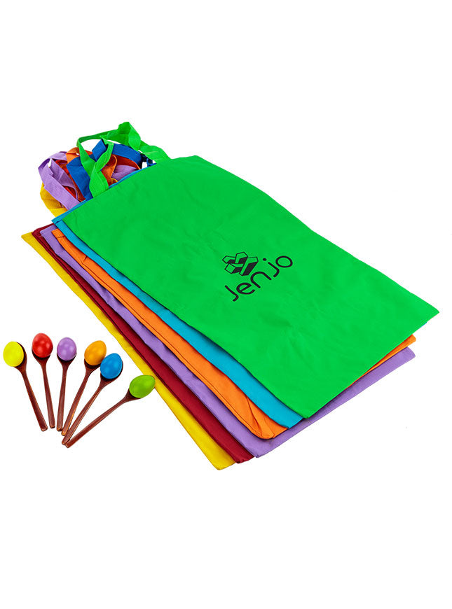 Egg And Spoon And Sack Races Outdoor Party Game Kit - Alternative Image 2