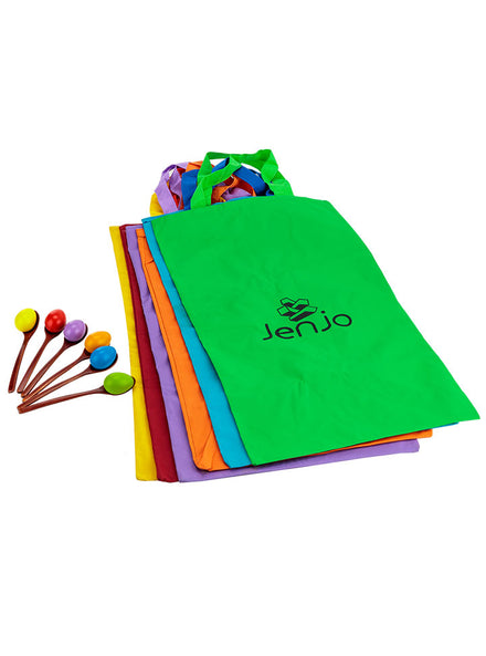 Egg And Spoon And Sack Races Outdoor Party Game Kit - Main Image