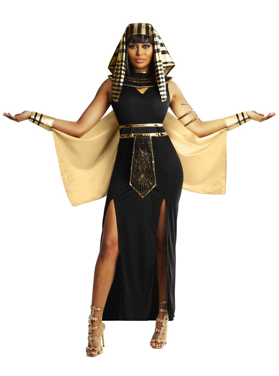 Plus Size Sexy Egyptian Pharaoh Queen Womens Costume - Main Image