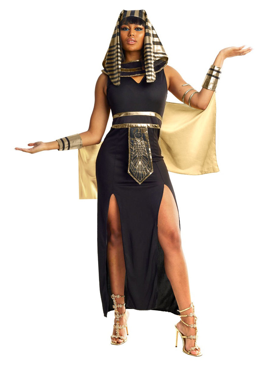 Sexy Egyptian Pharaoh Queen Womens Costume - Alternate Image 2