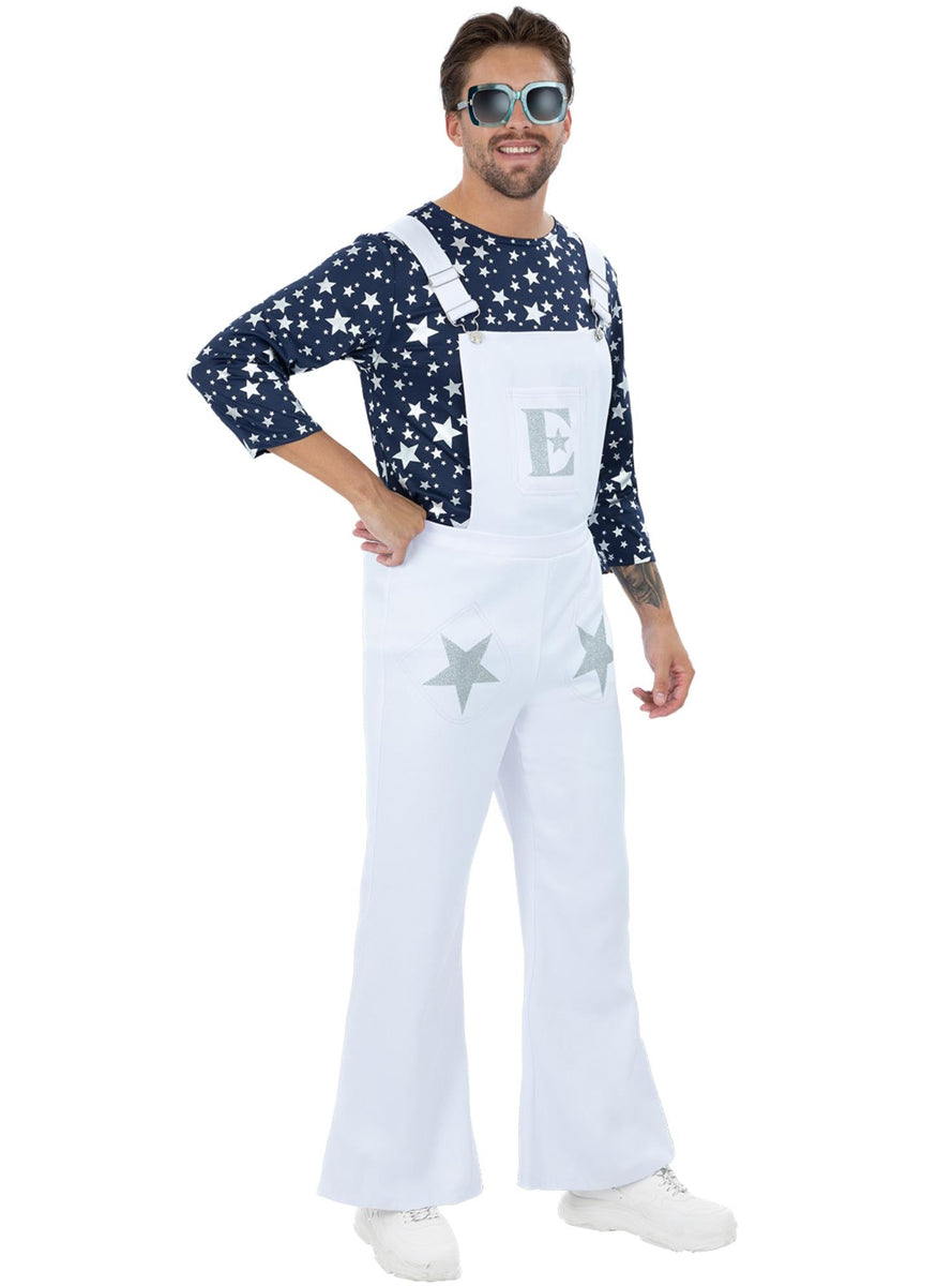 Mens Elton John Rocketman Costume - Alternate Front Image