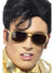 Gold Elvis Presley Aviator Style Costume Glasses - Main Image