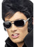 Silver Frame Novelty Elvis Presley Costume Glasses - Alternate Image