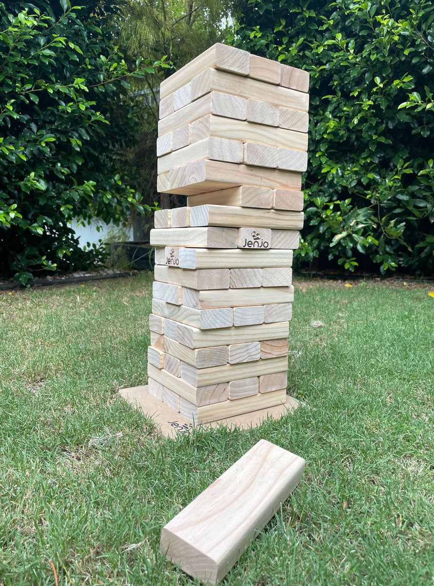 Epic Jenjo 54cm Wooden Block Outdoor Game - Lifestyle Image 3