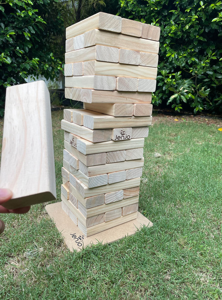 Epic Jenjo 54cm Wooden Block Outdoor Game - Lifestyle Image 4
