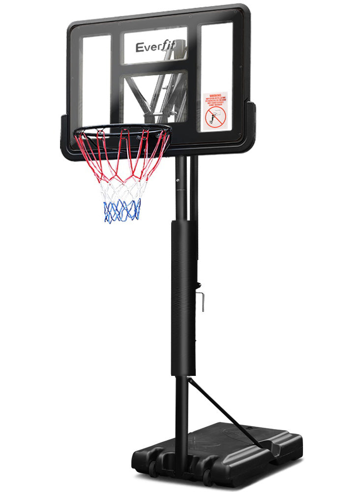 Everfit 305cm Pro Basketball Hoop With Adjustable Stand And Black Details And Padding Main Image