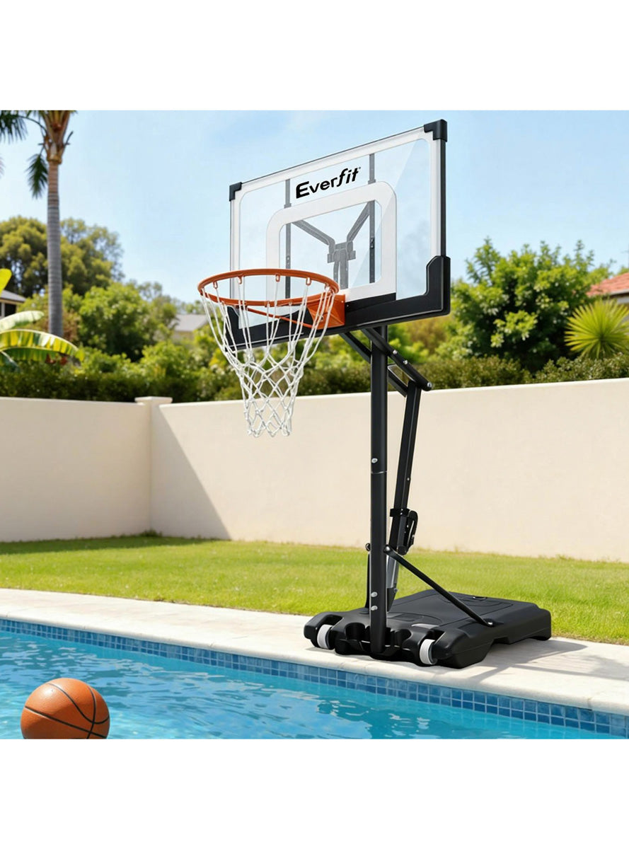 Everfit 100 210cm Adjustable Basketball Hoop On Stand For Poolside Use Alternate Image