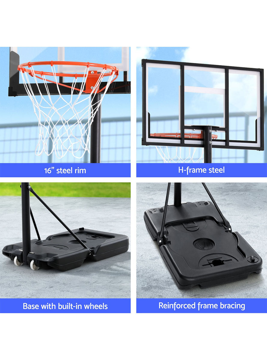 Everfit 305cm Basketball Hoop On Easy Adjustable Stand Info Image 2