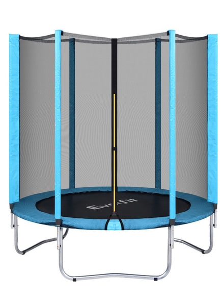 Everfit 6 Foot Round Blue Trampoline With Safety Net Main Image