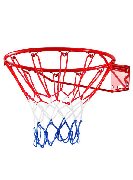 Everfit Basic Red Wall Mounted Basketball Ring With Net Main Image