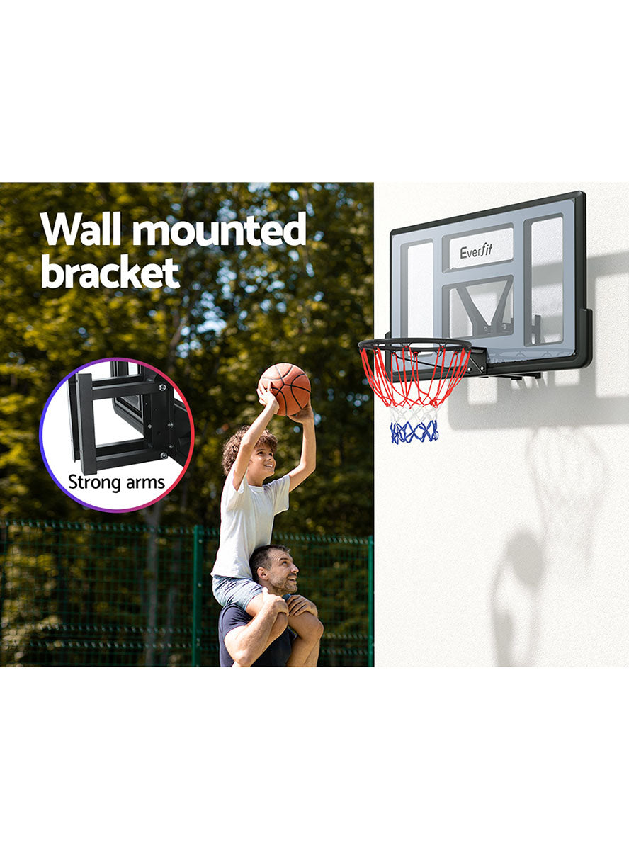 Everfit Pro Wall Mounted Basketball Hoop Info Image 1