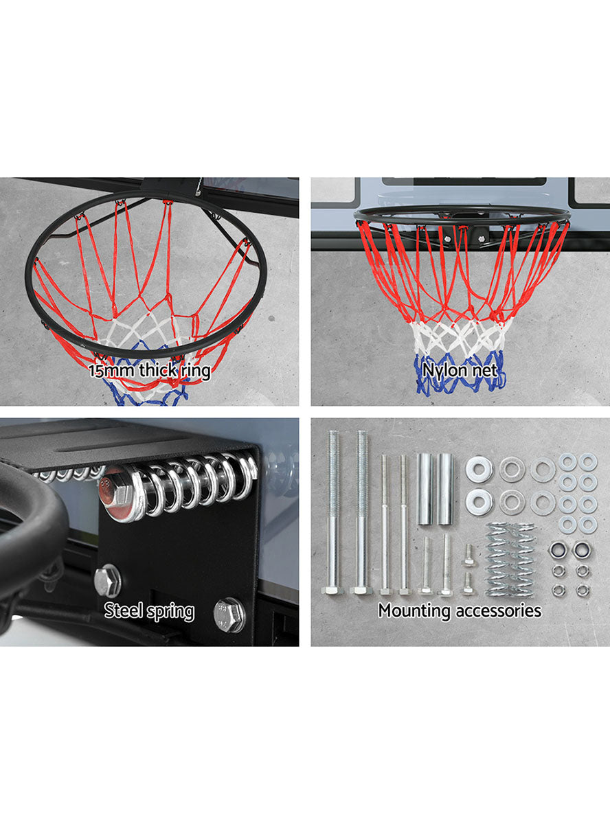 Everfit Pro Wall Mounted Basketball Hoop Info Image 3