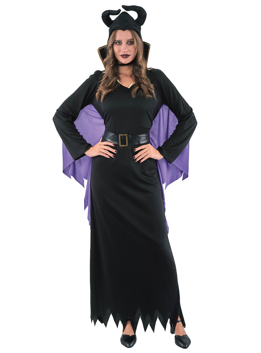 Alternative image of Evil Fariy Womens Purple And Black Halloween Costume