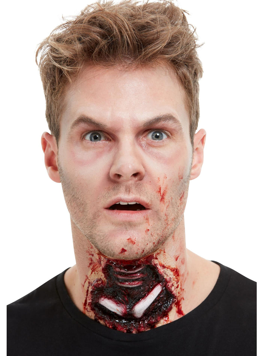Halloween Exposed Throat Prosthetic - Main Image