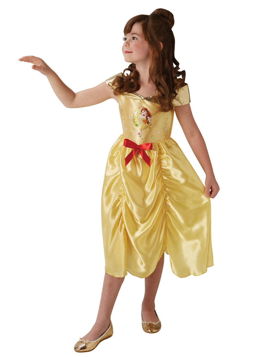 Fairytale Belle Girls Disney Princess Costume - Main Image