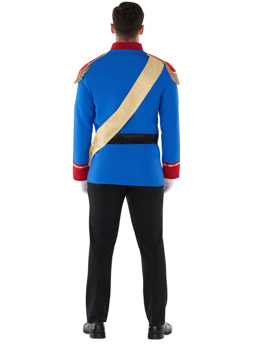 Plus Size Mens Prince Charming Costume - Back Image