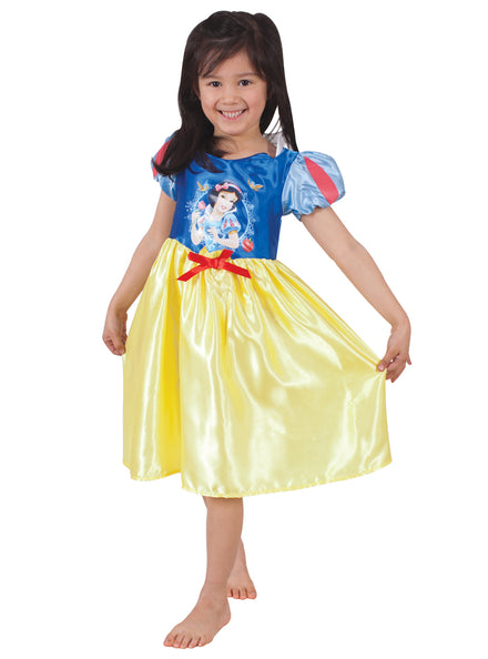 Fairytale Snow White Girls Disney Princess Costume - Main Image