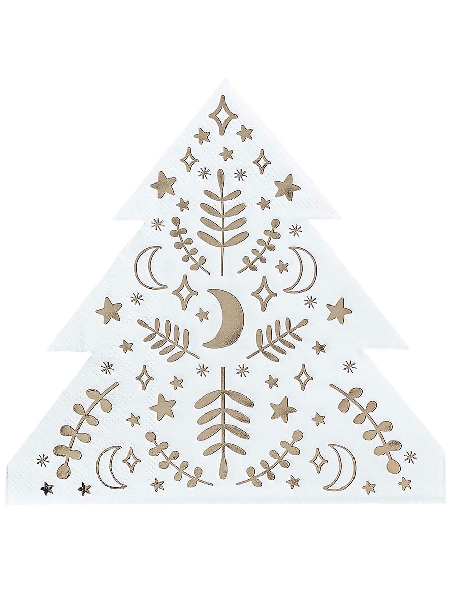 Christmas Tree Lunch Napkins 16 Pack - Main Image