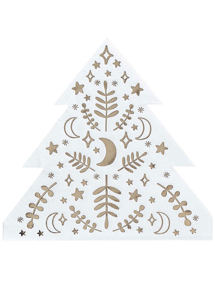 Christmas Tree Lunch Napkins 16 Pack - Main Image