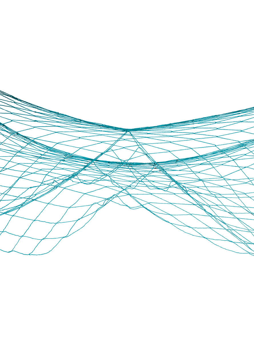 Teal Fishing Net - Main Image