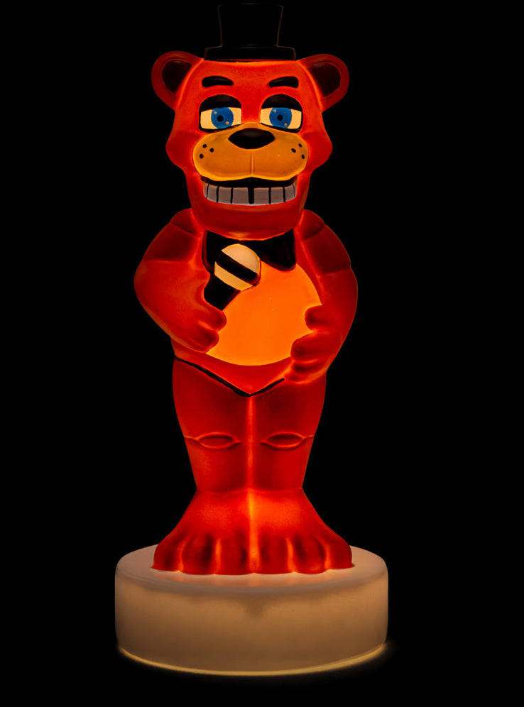 FNAF Freddy Bear Light Up Decoration - Light Up Front Image