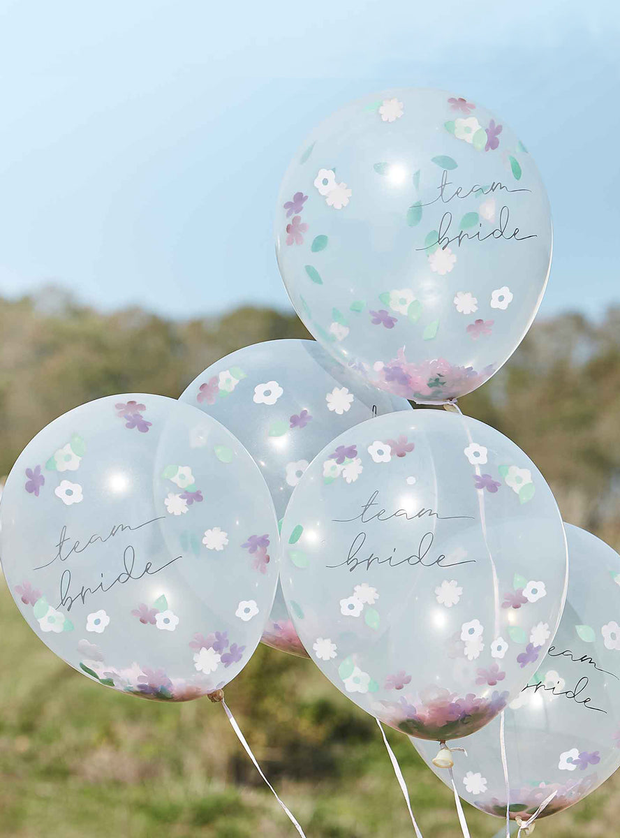 slower confetti team bride pack of balloons - alternative image