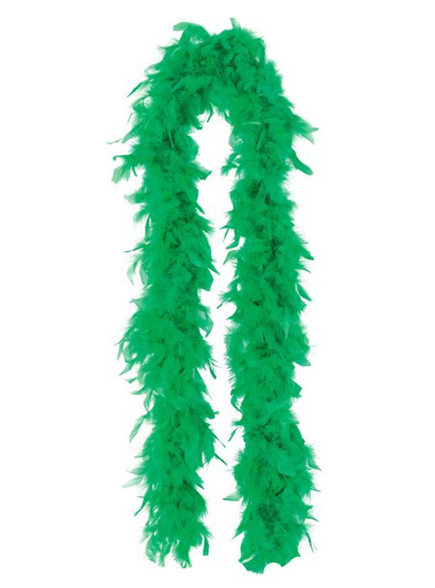 Classic Green Feather Boa Accessory - Main Image