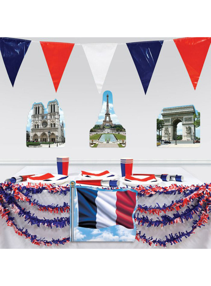 French Landmarks Cut Out Decorations - Lifestyle Image