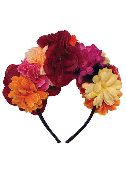 Bright Colour Flower Crown Accessory