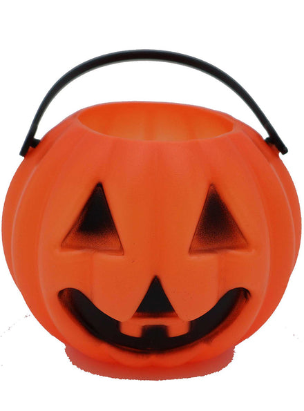 6 Pack of Halloween Fright Night Mini Pumpkin Treat Buckets - Main Image